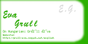 eva grull business card